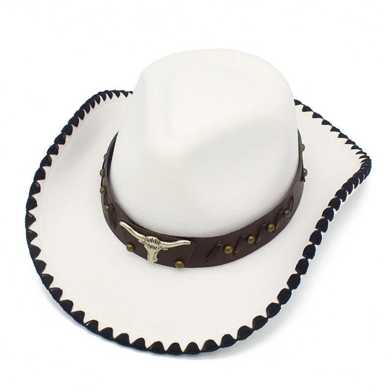 Cowboy For Adult Hat Travel Outdoor Activity Hat Role Play ddmysmile Party Western Cowgirl Hat Women Roleplay Costume Headwear Smile