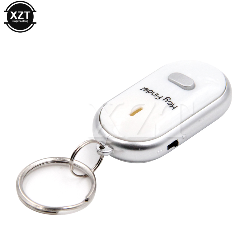 1PCS LED Key Finder Whistle Object Finder Audio Sensor Flash Electronic Alarm Tracker Elderly Anti-lost Alarm Device