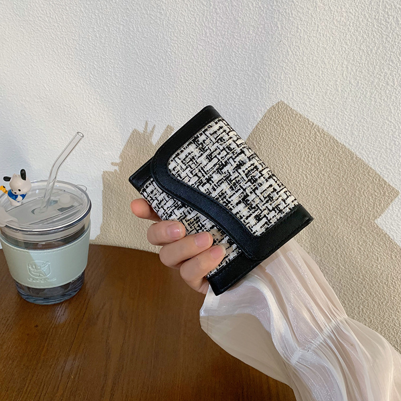 Xiaoxiangfeng Large Capacity INS Wallet Women S Student Solid Color Simplified Korean Edition Chic Ddmydog