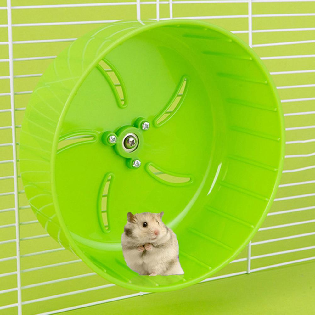 Small Animal Exercise Wheel Long-lasting Small Animal Exercise Equipment Silent Rotatory Hamster Exercise Wheel Smooth for Pet