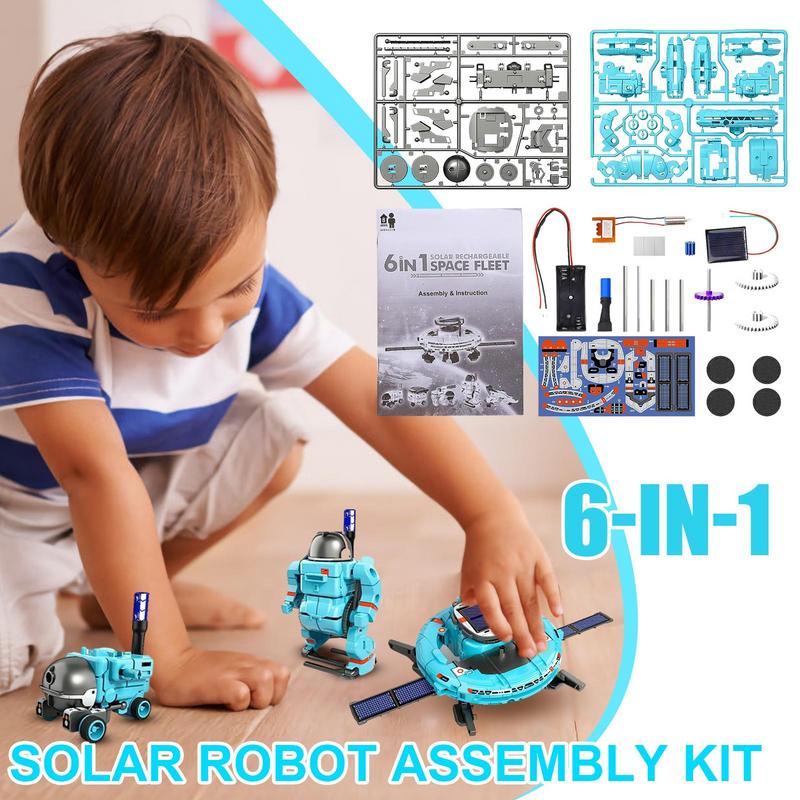 Solar Robot Kits For Kids STEM Toys Solar Robot Educational Toy Technology Science Learning Kits Gifts For Kids 8-15 Year Old