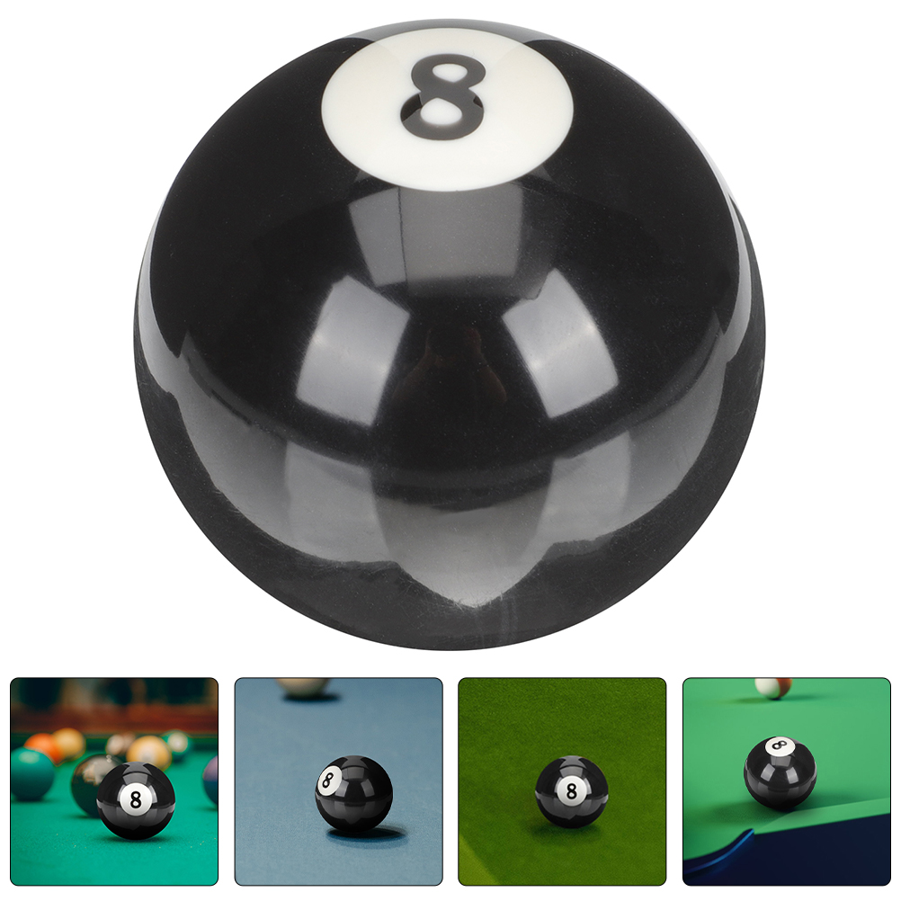 Billiards Black Eight Ball Replaceable Large Pool The Practice Training Cue Wear-resistant