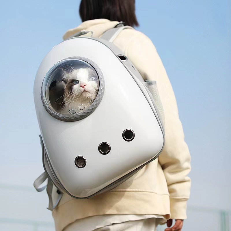 Designer bag Luxury bag Pet Backpack Out Portable Pet Bag Outdoor Transparent Cat Bag Teddy Boomerang Dog Backpack Cat Bag Large Capacity Side Opening