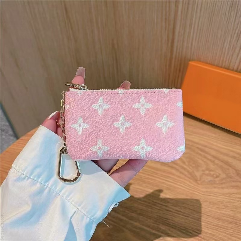 With Box Luis Vuittones Bag Key Pouch Women Card Holder Zippy Wallets Designer Coin Purse M62650 Poke Key Chain Designer Wallet Coin Purses Murakami Takashi Bag 125