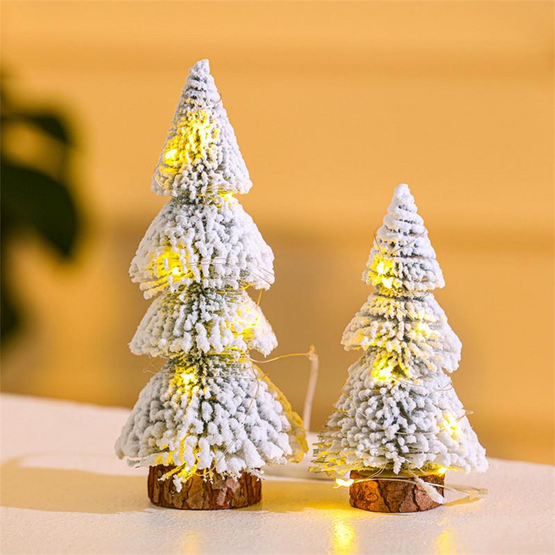Christmas Tree With Small Lights Mini Pine Needles Tree Miniature Pine Artificial Christmas Tree Small ddmysmile Christmas Tree For Table Smile