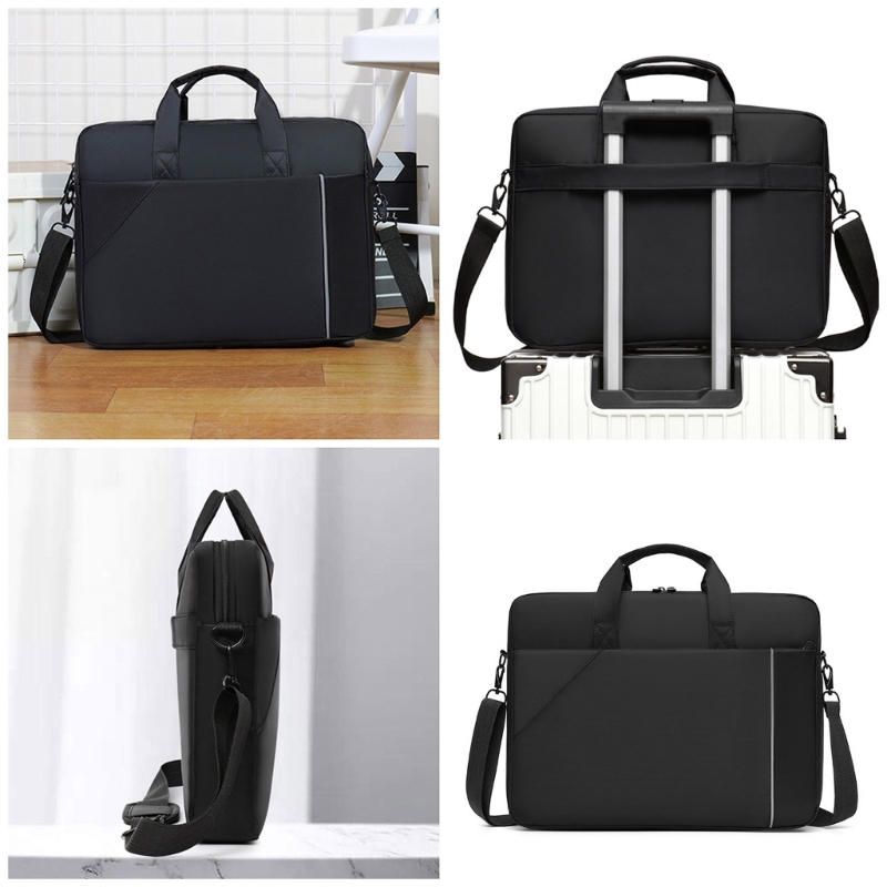 With Portable Laptop Bag Zippered Secure Compartments Sleeve Case Handbag Shoulder ddmysmile Bags For Office And Campus Smile