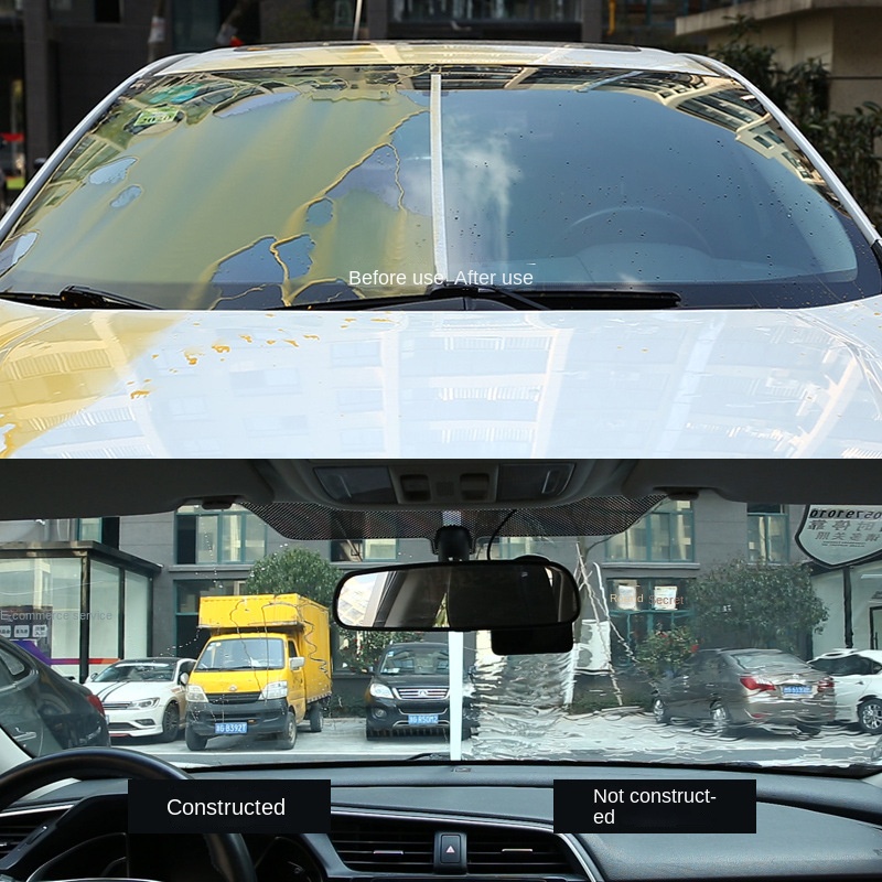 Glass Oil Film Remover for Car Cleaning Brush Windshield Rain Repellent Anti-fogging Agent Window Windshield Degreasing Cleaner