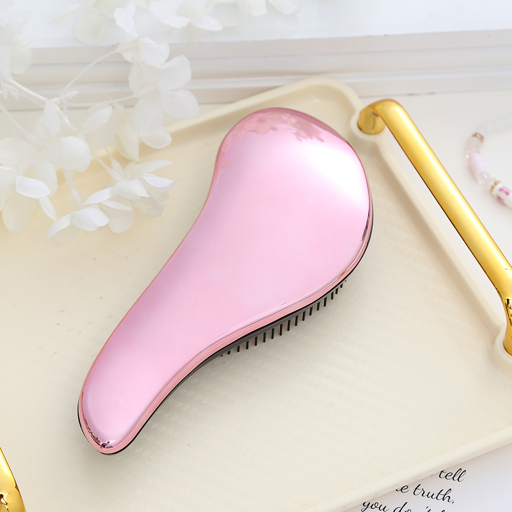 Soft Bristles No Tangle Comb with Head Massage Feature - Perfectly Straightening & Detangling Tool