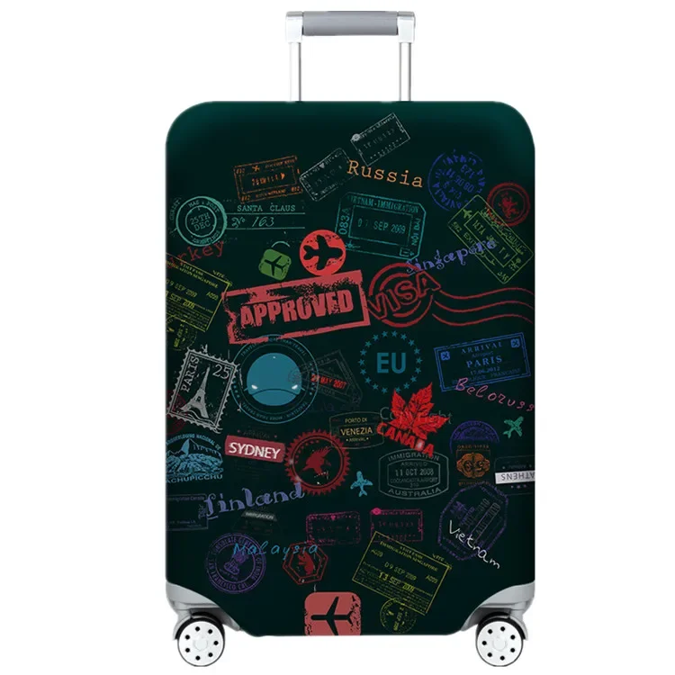 Cover Elastic Thicken Suitcase Washable Lage Protective Sleeve Apply To 18-32inch Travel Necessary Trolley Accessorie Supplie smile