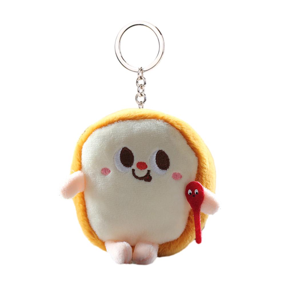 Kawaii Food Bread Hamburger Hot Dog French Fries Plush Novelty Pendant Plush Keychain Stuffed Doll Soft Pendant Hamburger P S5A4