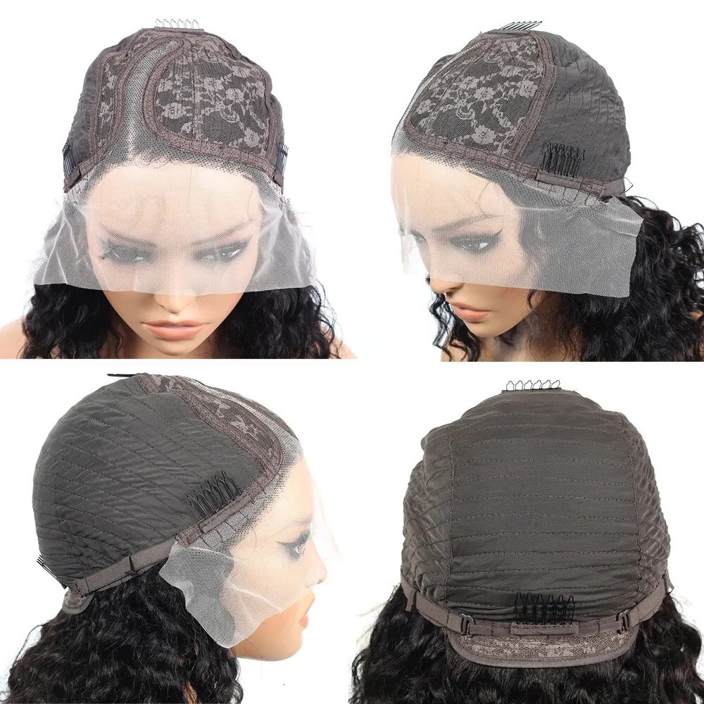 Body Wave Short Bob Transparent T Part Side Part Lace Human Hair for Women PrePlucked Natural Color Remy Indian Hair On Sale 240408
