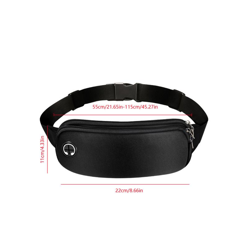 Running Waist Belt Sports Bag Pouch Waterproof Waist Pack Workout Gear Phone Holder Bag for Women Men Runner Belt Running Access smile