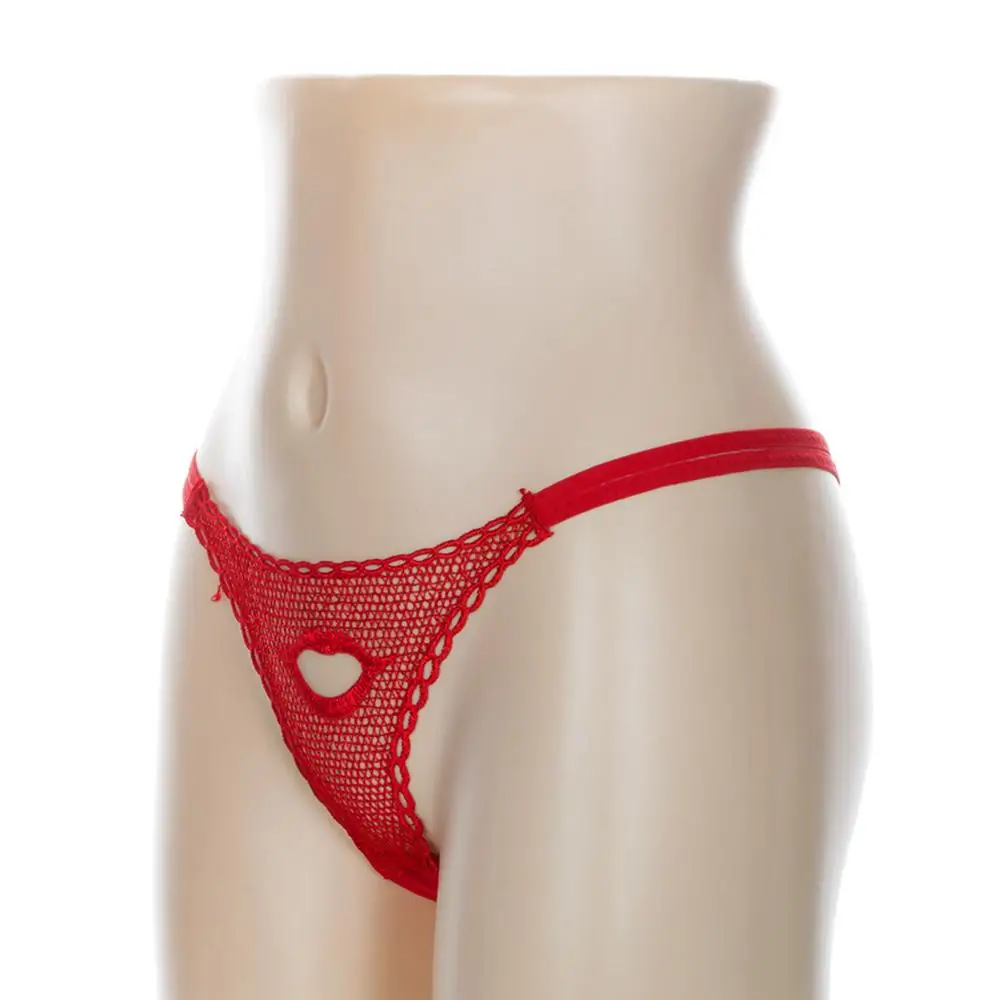 lady Sexy G String Women's Panties Red Calcinhas Thongs Ladies Roses Lace Lingerie Women's Underwear