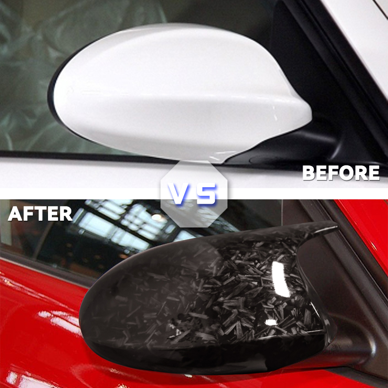 MAKIXISO Rearview Mirror Cap Wing Side Mirror Cover Car Accessories Fit For Facelift E90 E91 2005-2011 E92 E93 2006-2013 LCI 10207