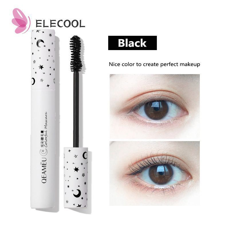 New 4 Color Sexy Dazzle Lash Color Mascara Natural Roll Warped Four Colors Durable Finish-free Soft Mascara Eye Makeup TSLM1 smile