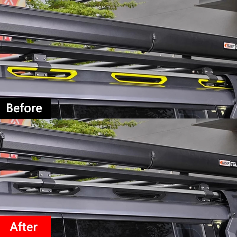 Chery Jetour For Fit Traveller T2 Lage Rack Patchcar ddmysmile Accessories Exterior Car Stickers Decorating Decal Automobiles Parts Smile