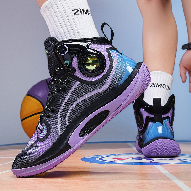 Fashion Pink Basketball Shoes For Women Professional Cushioning Men Trainers Original Outdoor Breathable Men's High Top Sneakers