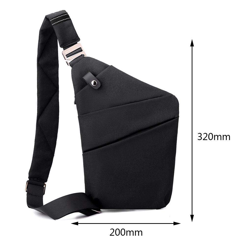Travel Personal Anti-theft Crossbody Bag Mini Cross Body Bags Male One Shoulder Sling Bag Leisure Anti-splash Men's Chest Bag