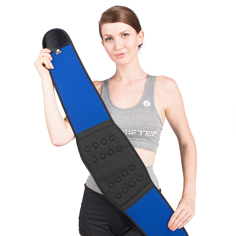 Self-heating Therapy Magnetic Tourmaline Waist Back Support Belt Lumbar Brace Massage Band Health Care for Women and Men smile