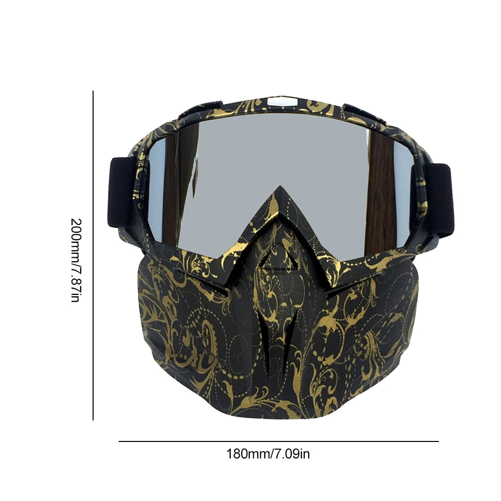 With Removable Glasses ddmysmile Ski Face Mask Anti-Fog Snow Sunglasses Windproof Snow Sports Goggles Protective For Skiing Hiking Cycling Smile