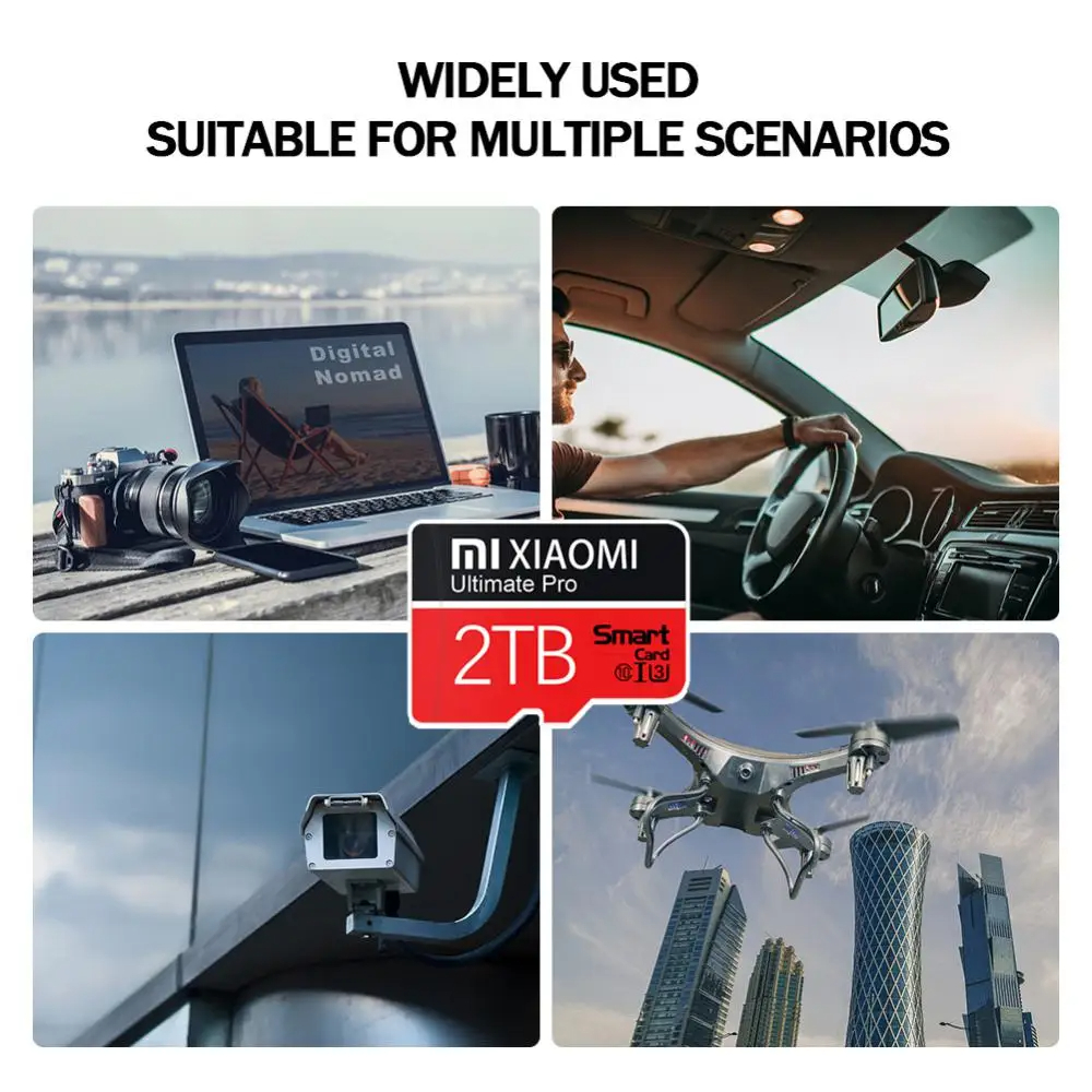 Mini Ultra SD Memory Card 512GB 256GB HD Video Card SD Card 2TB 1TB High Speed Memorias Micro TF SD Card 128GB For Tablet