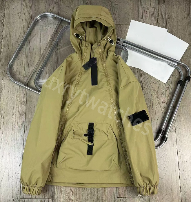 2024 Designer Outerwear Coats Jackets Ston Jacket Long Sleeve Zipper Badges Men Company Casual stones Coat Mens Shirts Islan Coats