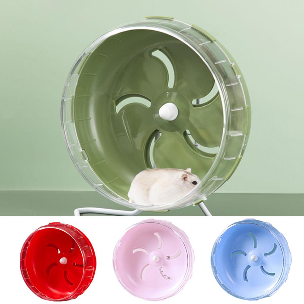Silent PP Bite Resistant Hamster Wheel, Hamster, Guinea Pig Exercise Toy, Small Pet Toys, Pet Supplies, S-XL