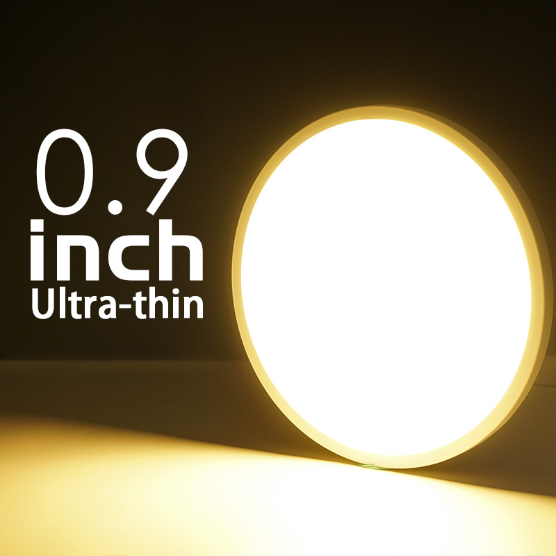 MARPOU 2.2CM Ultra Thin Led new Panel Light 9W 13W 18W 24W Round Ceiling Lamp AC85-265V 2025 for Living room Bedroom lighting Fixture