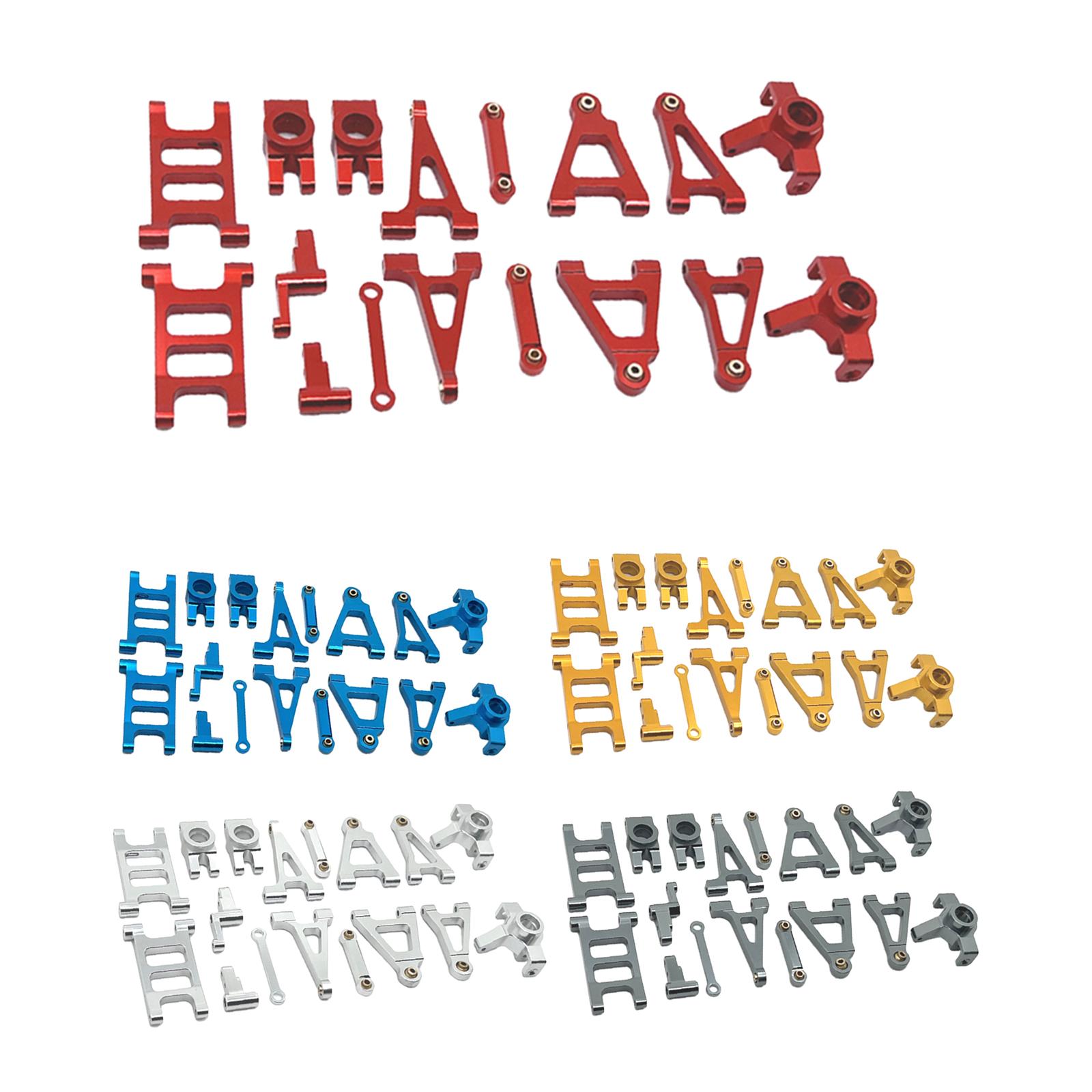 Rear Swing Front RC Arm Steering Cups Linkage Rod ddmysmile Durable Spare Parts Steering Cup Parts Set For 14301 14302 1/14 Vehicle Accs Smile