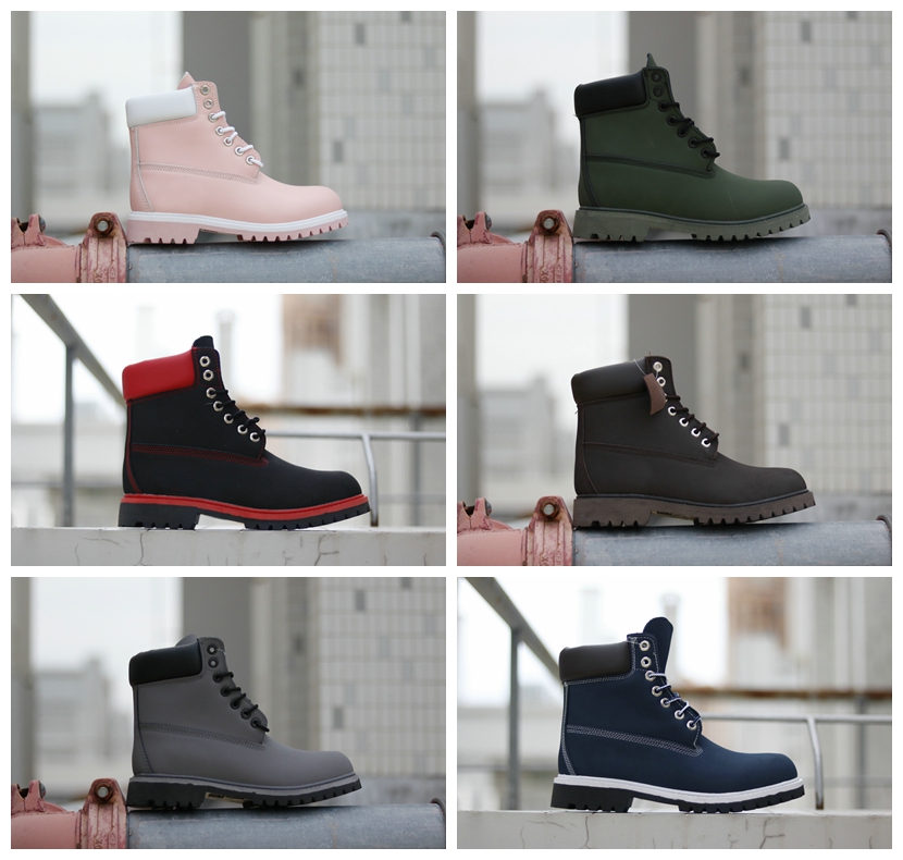 36Color LUXUTB designer men women boots wheat Ankle booties mens trendy booties winter shoes Size 36-45