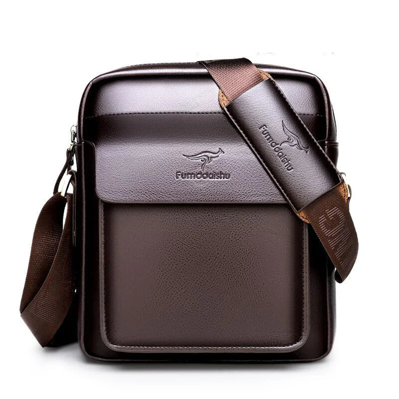 y Business High Quality Casual Men Bag Vertical Leather Shoulder fashion Man Crossbody Messenger bag 241111