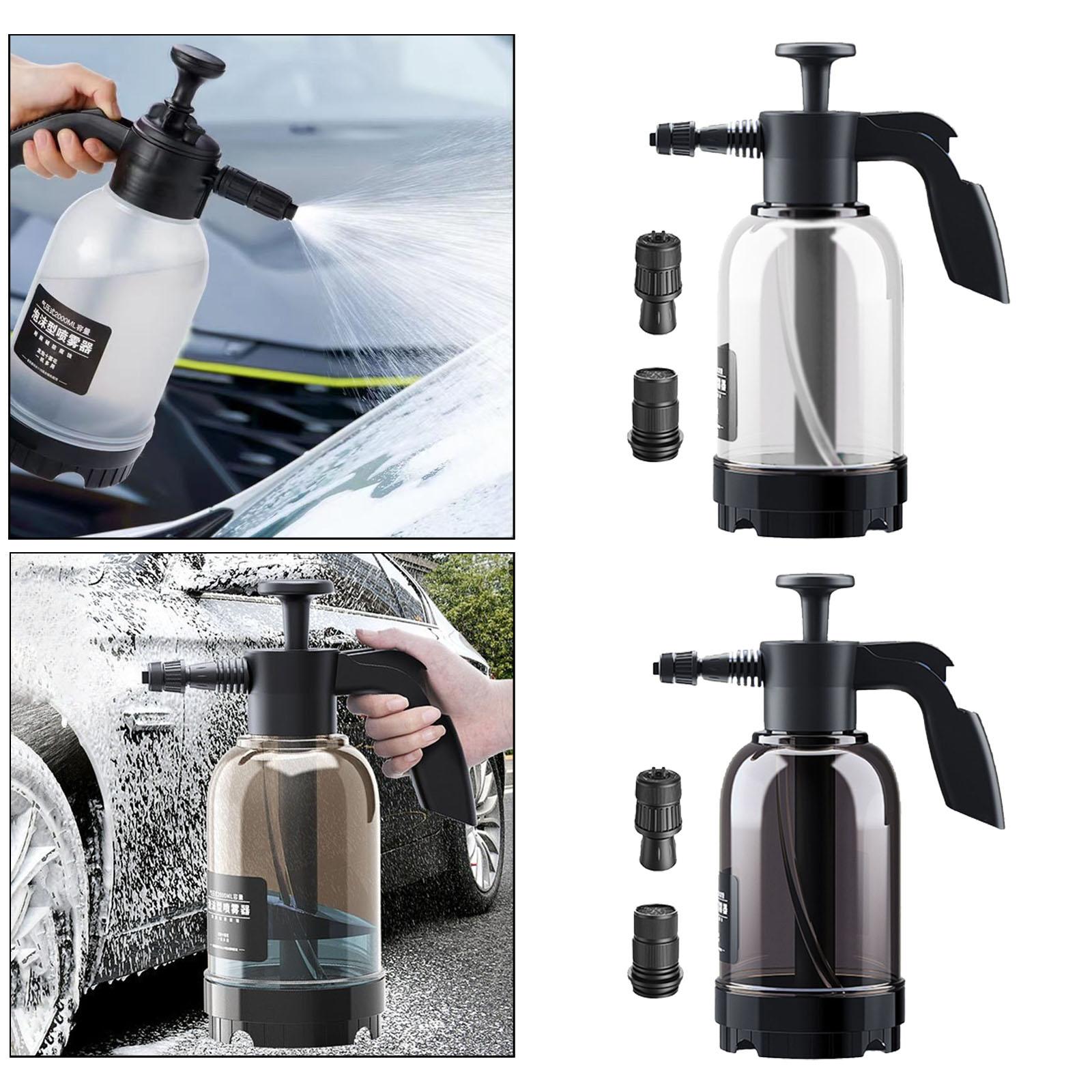 Car 2L Wash Pump Snow Foam Sprayer Automotive Cleaning Accessories Hand Pressure Lance Water Sprayer for 2025 Car Detailing