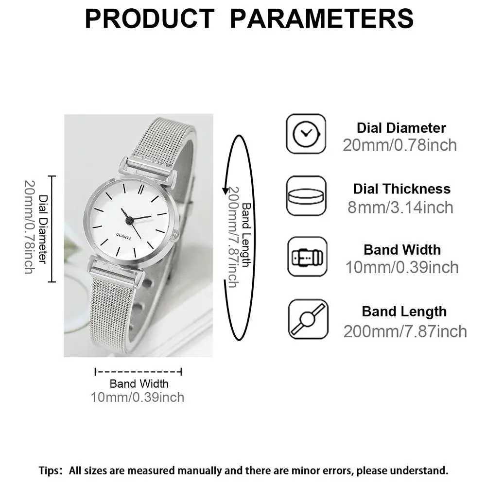 Womens Casual Quartz Watch Womens Fashion round Hands Quartz WatchXJ241109