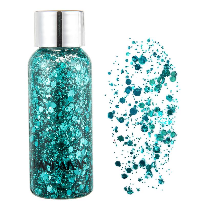 Eye Hair Glitter Nail Body Face Glitter Gel Mermaid Sequins Eyeshadow Theatrical Makeup Festival Party Cosmetics smile