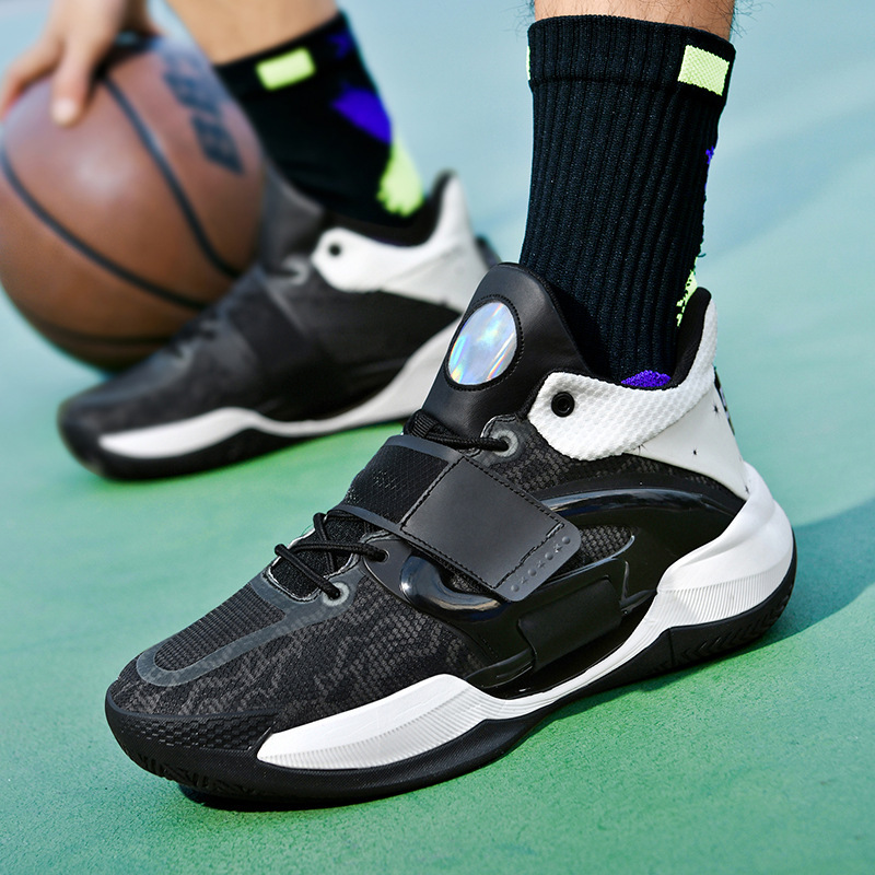 New fashion high-top sneakers men's and women's trendy professional basketball shoes Free shipping