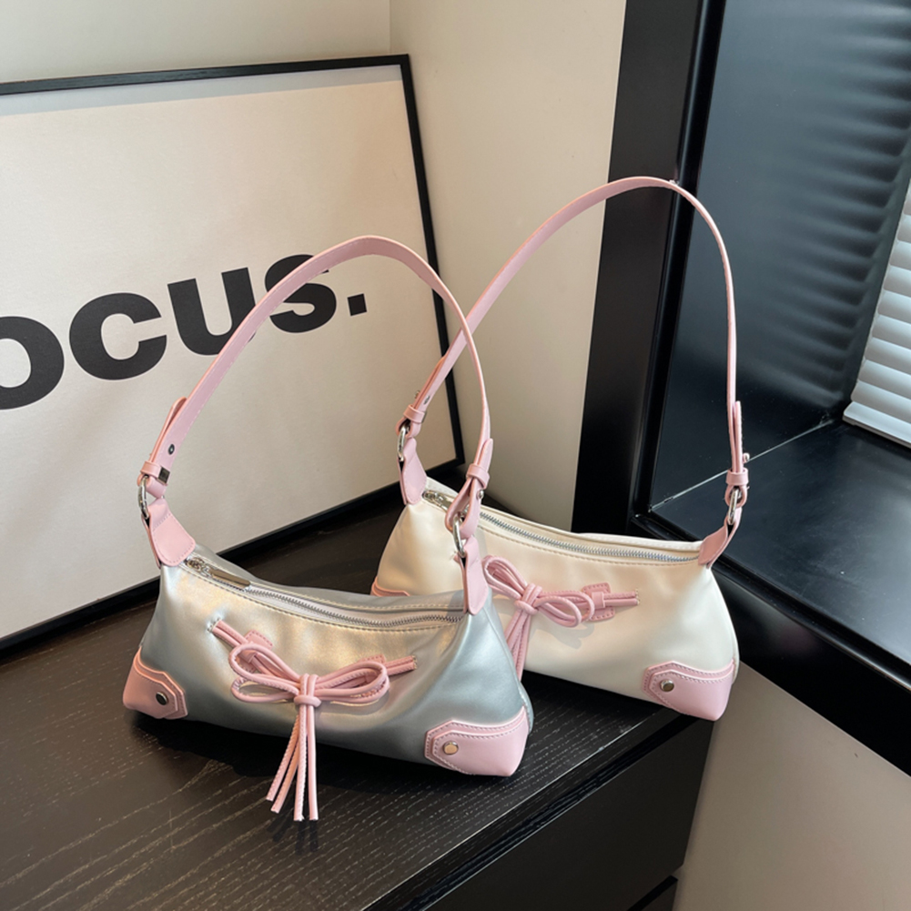 Bow Tie Chic Y2K Handbag for Women Top Handle Bag Brand Purse Trendy Shoulder Bag Girls Luxury Tote Female Shopping Clutch Bag