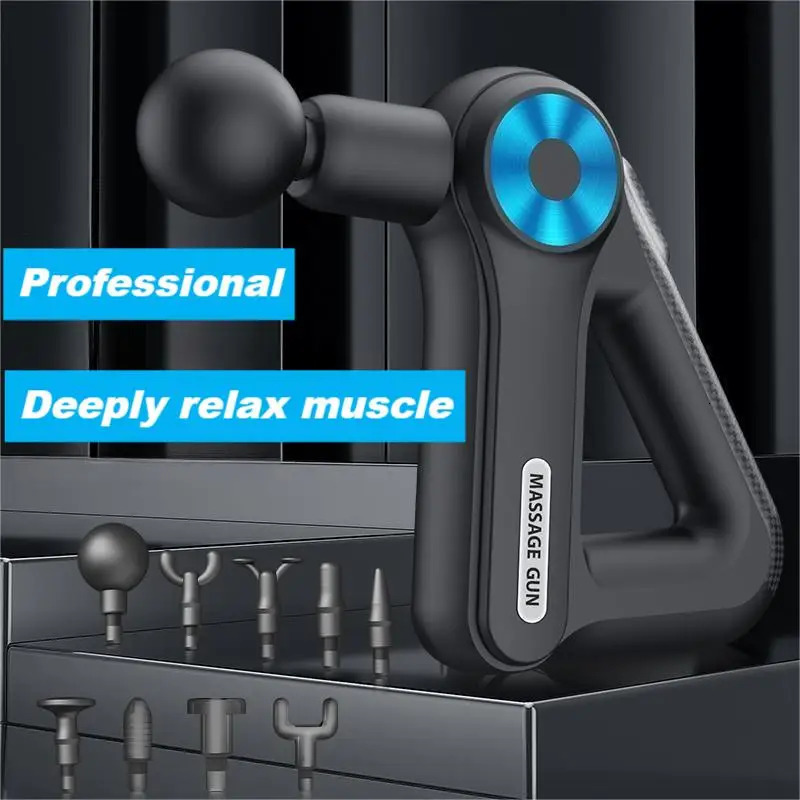 9-head 9-level professional full fitness massage gun mini golden triangle long standby Bobbito massage gun 241112