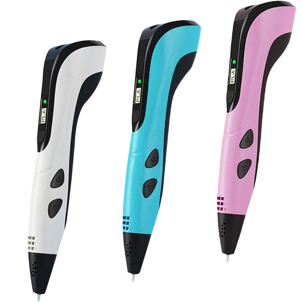 3D Printing Pen Drawing Pen With LCD Screen Compatible PLA Filament Toys Safe Paiting for Children DIY Christmas Birthday Gift