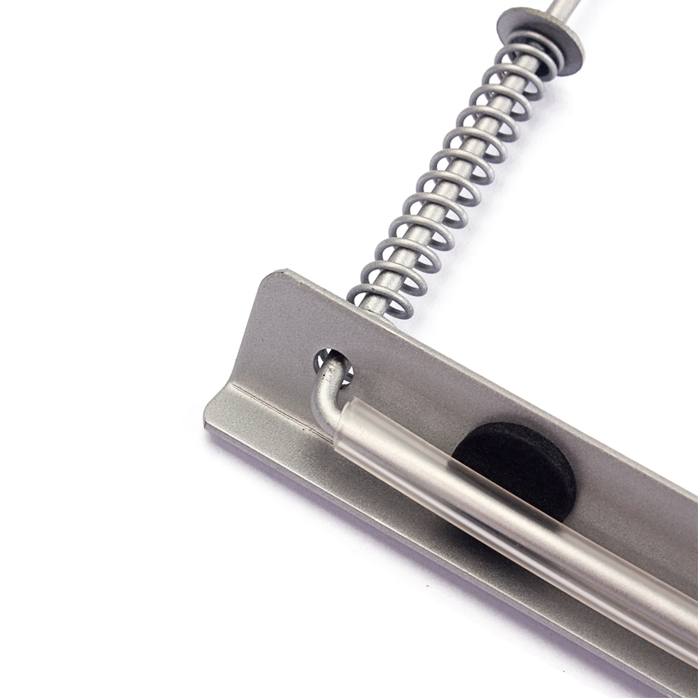 24 Holes Harmonica Neck Holder Metal Frame Harp Rack Harmonica Model Mouth Organ Accessory (Silver)