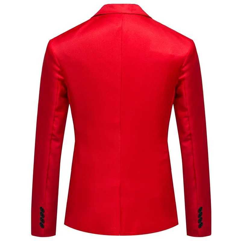 Fashionable mens casual business jacket ultra-thin fit dress jacket wedding dress jacket fashionable cocktail party set jacket M241112