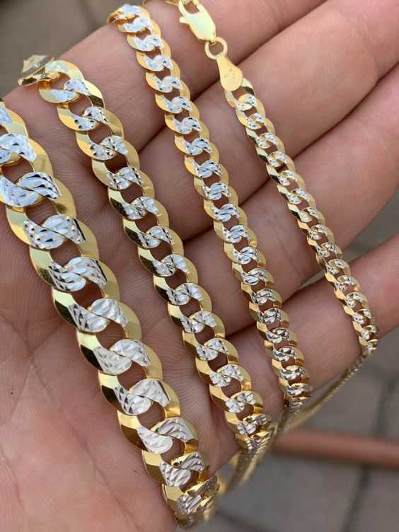 Hip Hop Jewelry Chain Necklace Fashion Men Miami 18K Solid Gold Jewelry Custom Full Diamond Moissanite Cuban Link Chain Price