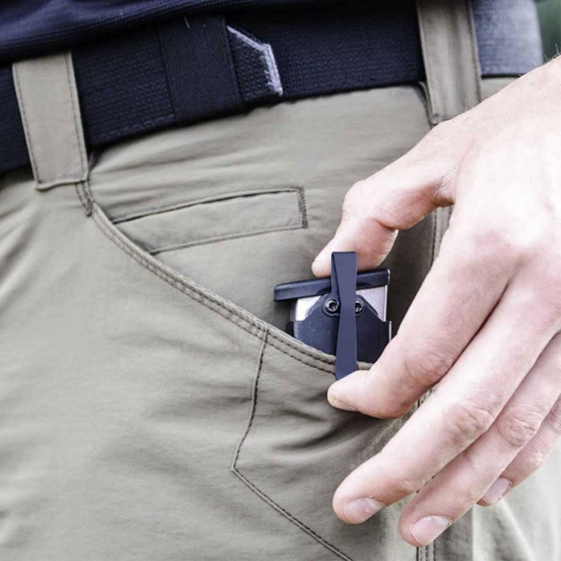 Tactically Magnetic Pocket Magazine Holder Standard Belt Holsters Clip Magazine Belt Clip Hunting Accessories Durable
