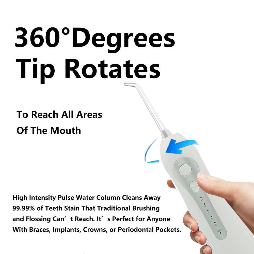 shanshi Best Oral Irrigator Hydro Atmospheric Water Jet Pick Dental Teeth sser ipx7