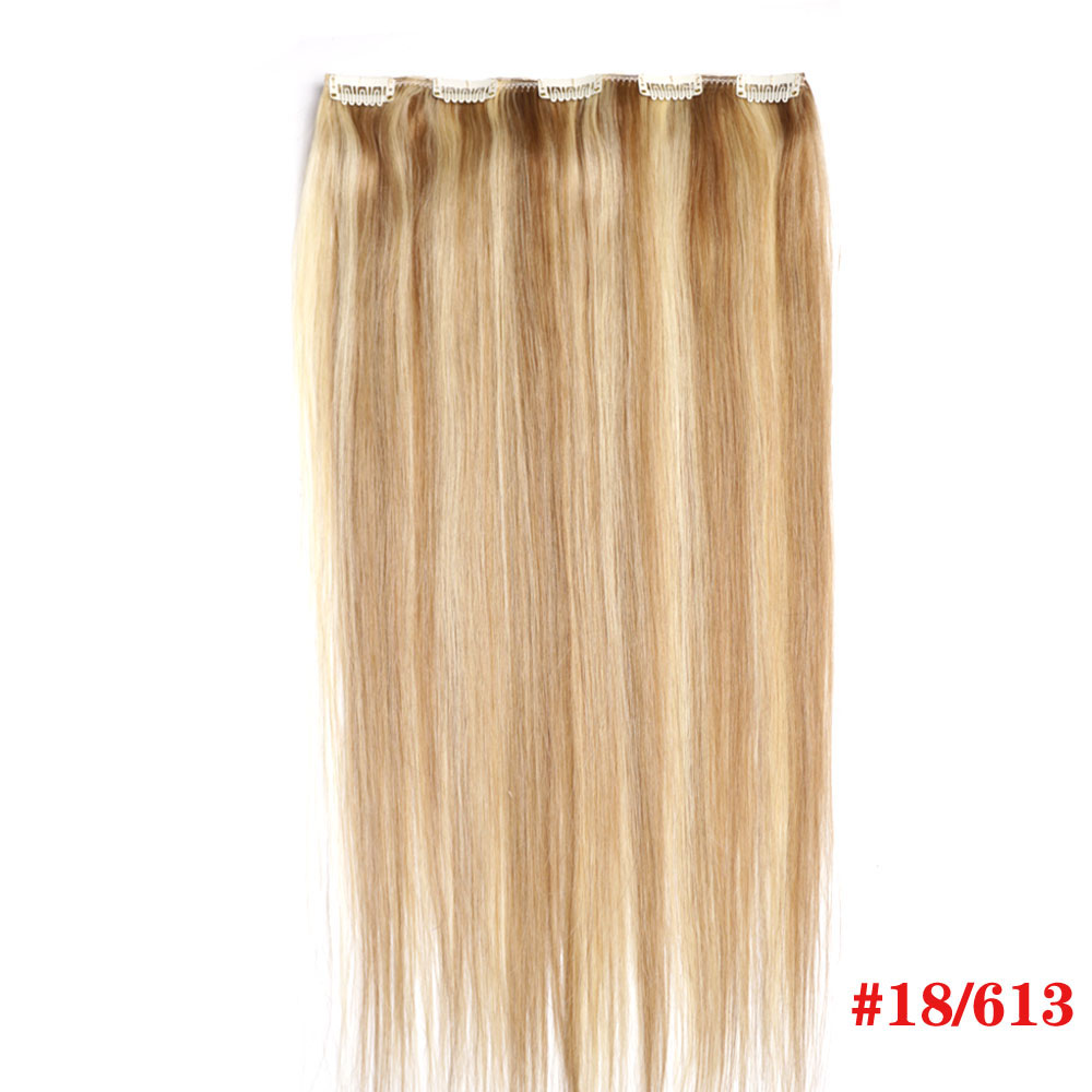 Chocola Brazilian Remy Clip in Human Hair Extensions 1pcs set No Lace Small set 70g 80g