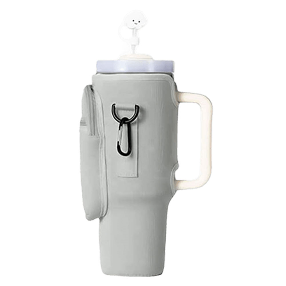 Water Bottle Bag Multi Pockets Water Bottle Holder Pouch with Phone Pocket Water Bottle Sling Bag 40oz Cup Accessories