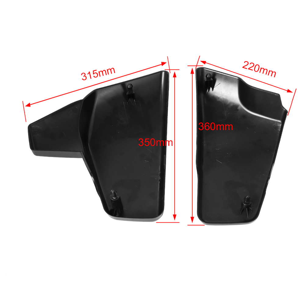 Motorcycle 2X Plastic ABS Black Battery Side Cover For Honda VT 600 Shadow VLX Deluxe Steed 400 600 400VLS VLX 600 1999-2008 smile