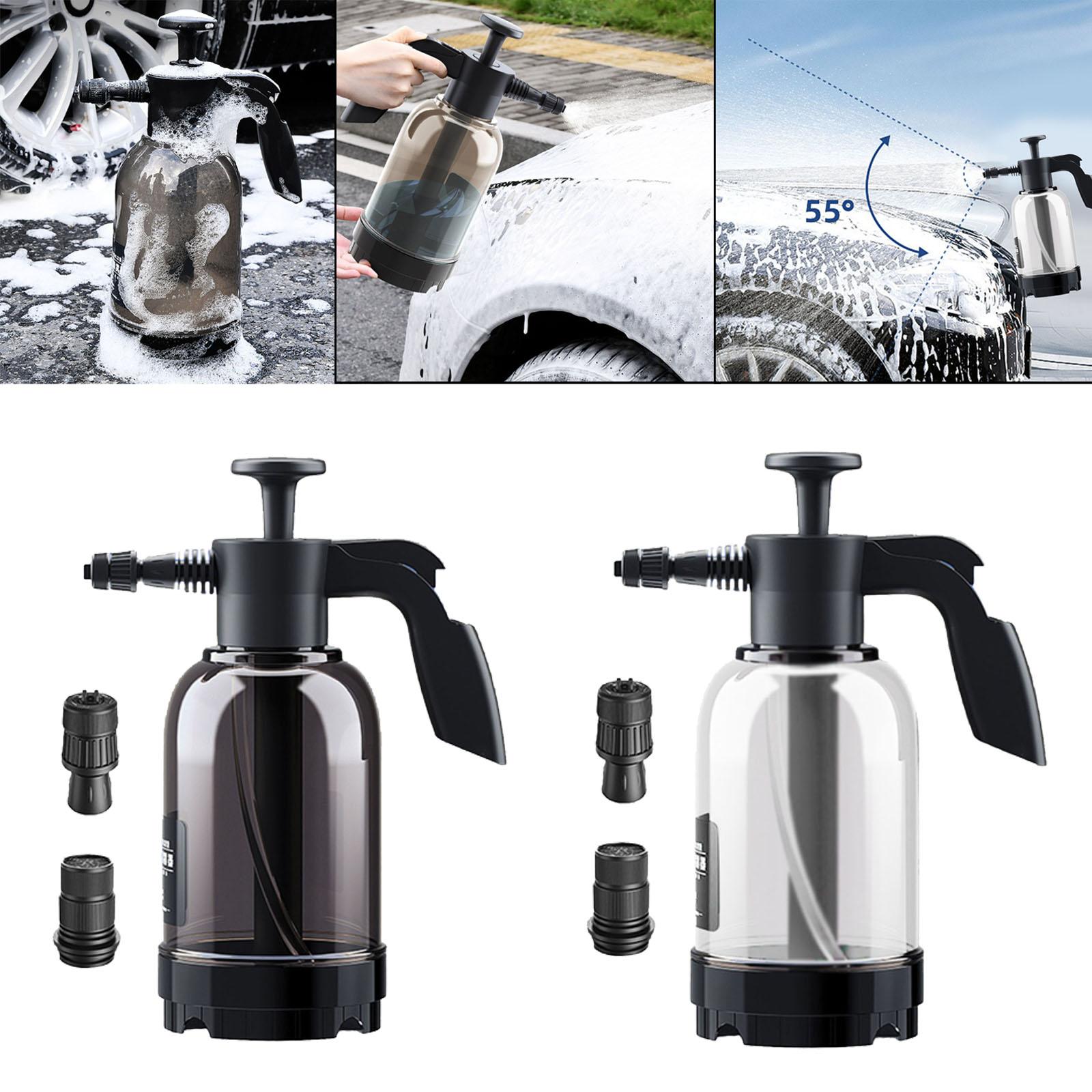 Car 2L Wash Pump Snow Foam Sprayer Automotive Cleaning Accessories Hand Pressure Lance Water Sprayer for 2025 Car Detailing