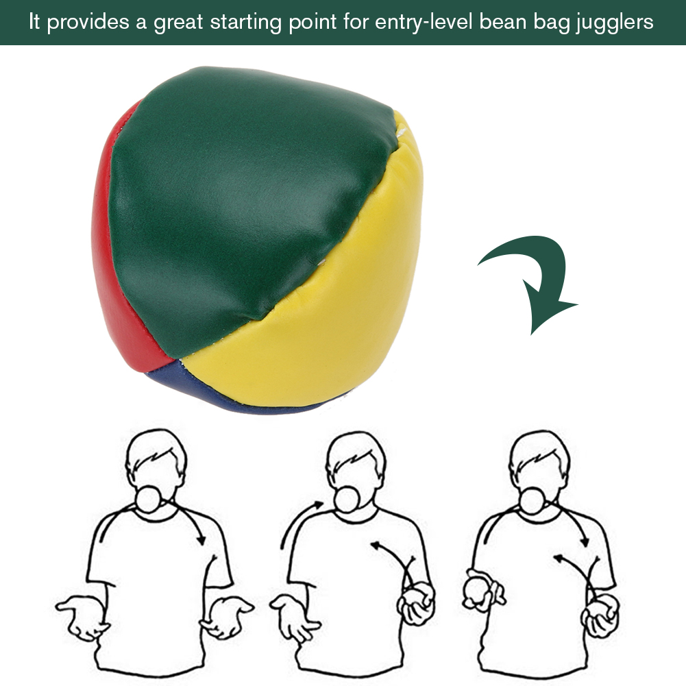 PU Juggling Ball Toys Portable Acrobatics Toss Ball Lightweight Durable Mini Children Props Party Supplies Sports Accessories