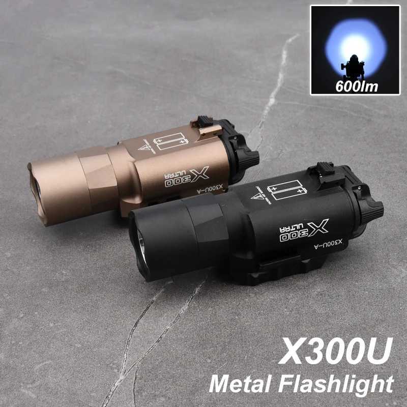 Tactical Surir X300U Flash White D Flash Hunting Pistol Weapon Reconnaissance Gun Light Air Gun Accessories Lanterna tatica W241112