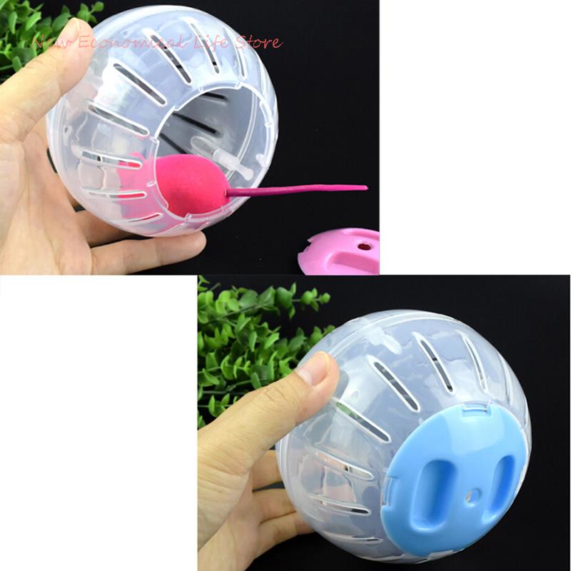 10cm 2Colors Breathable Clear Ball Without Bracket Hamster Pets Product Small Running Plastic Fit For Pink/blue